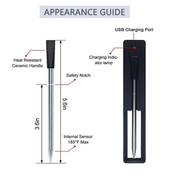 Meat Thermometer Wireless Digital Bluetooth – Geniwo