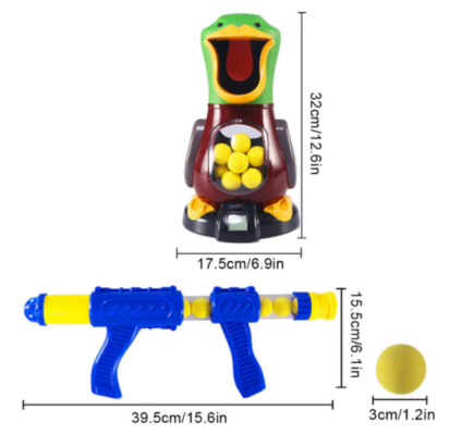 DuckShot – Soft Bullet Gun and Duck Target Counter – Geniwo