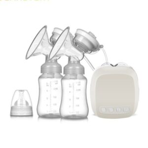 Single Double Electric Breast Pump with Milk Bottle Infant Breast Massager Baby Breastfeeding Milk Extractor Accessories NO BPA