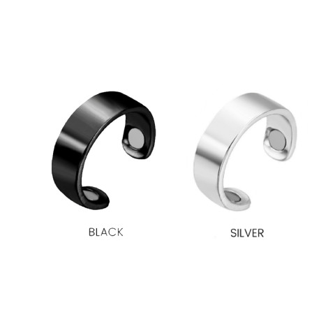 magnetic Ring black silver